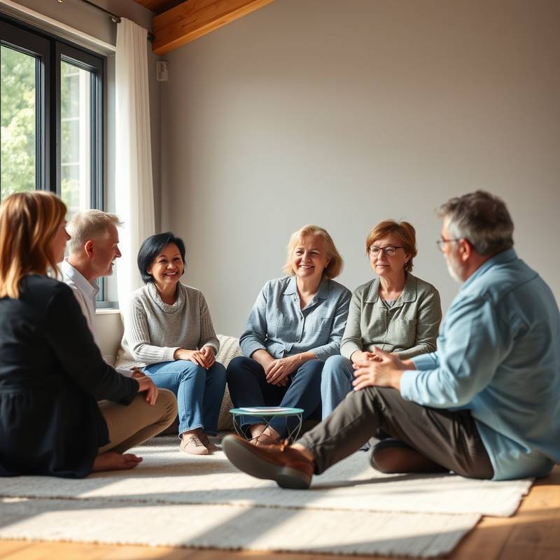 Group therapy session