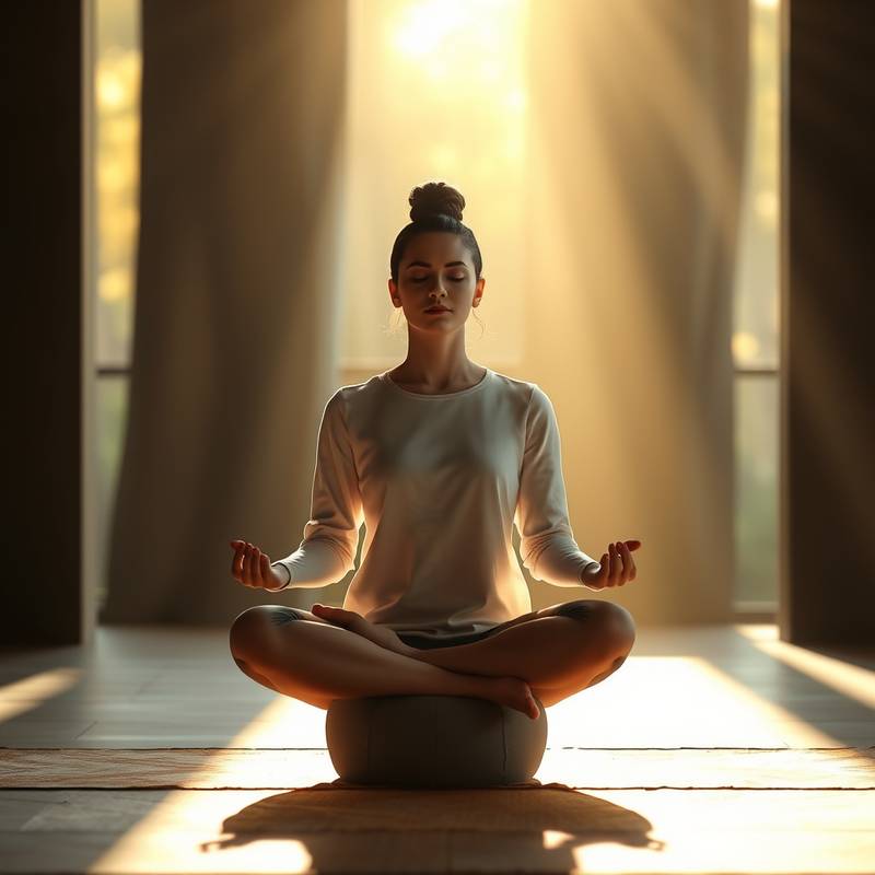 Person practicing mindfulness